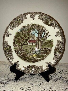 Johnson Brothers Friendly Village "The Stone Wall" 8-1/2" Luncheon/Salad Plate